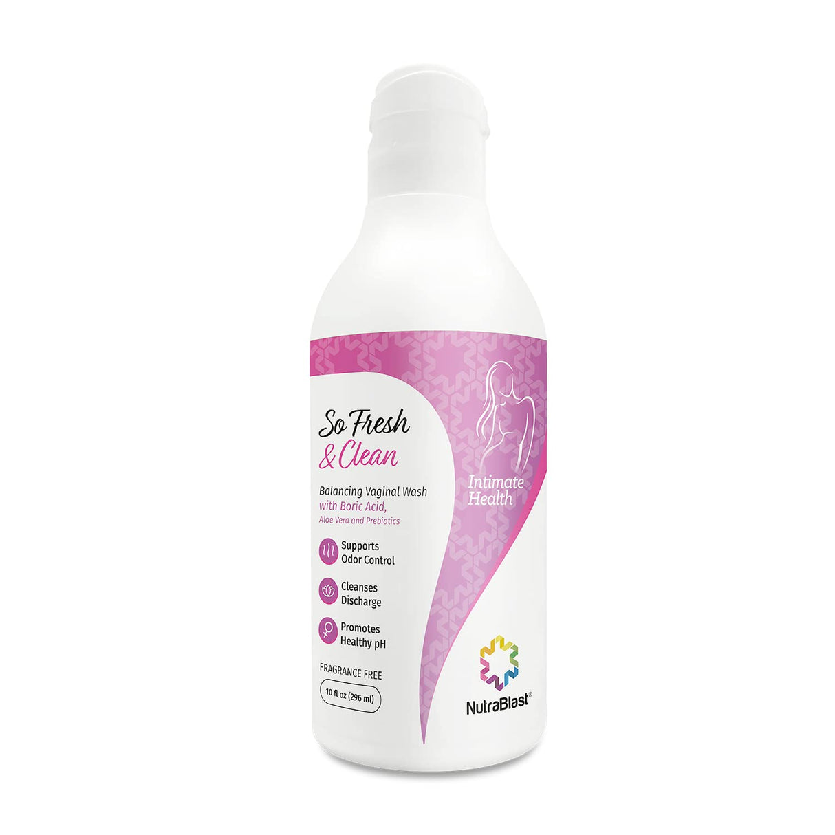 NutraBlast So Fresh & Clean Vaginal Wash with Boric Acid (10 fl oz)