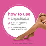 NutraBlast Boric Acid Vaginal Suppositories - Intimate Health Support