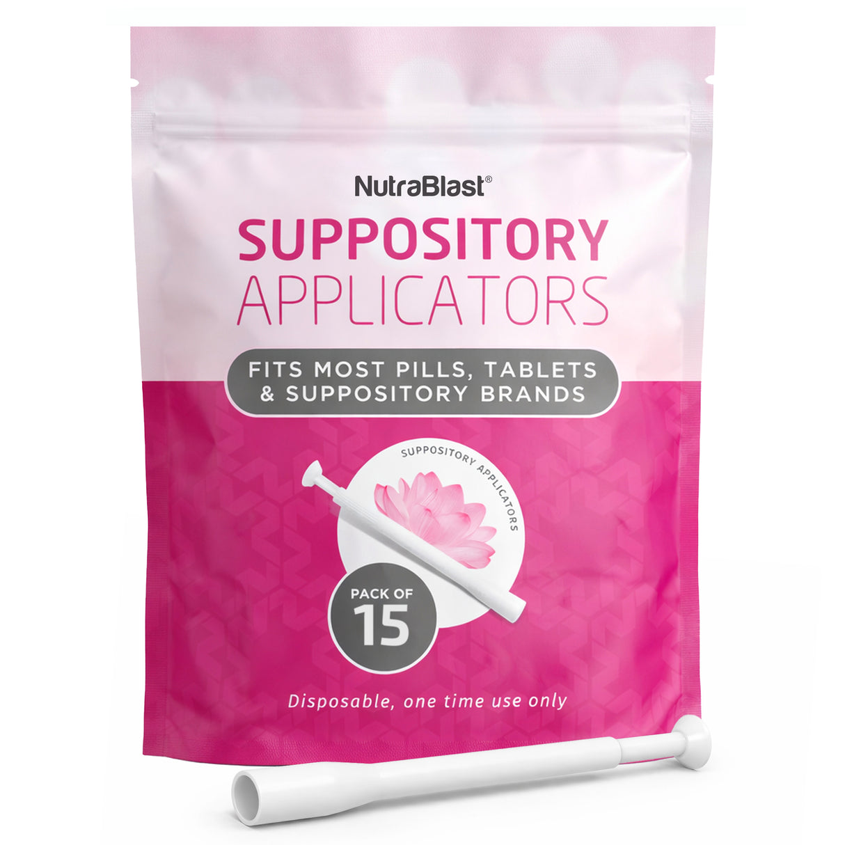 NutraBlast Disposable Suppository Applicators, Individually Wrapped