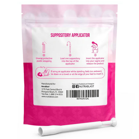 NutraBlast Disposable Suppository Applicators, Individually Wrapped