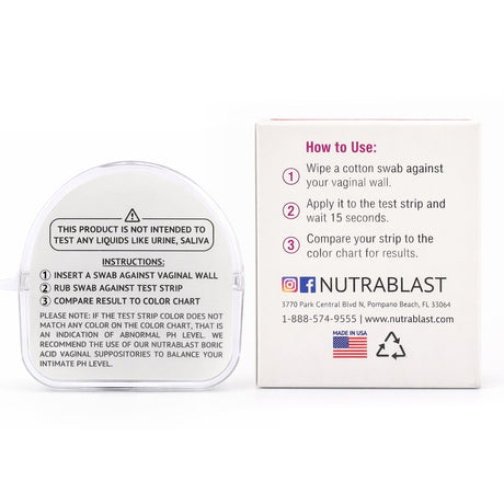 NutraBlast pH Test Strips 3.0-5.5, 100-Test Roll