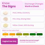 NutraBlast pH Test Strips for Women, 50 ct Kit, Vaginal pH Balance at Home