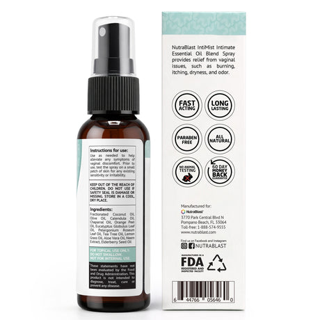 NutraBlast Intimist Essential Oil Blend Spray, 2 fl oz