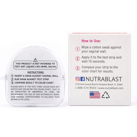 NutraBlast Full Range pH Test Strips 1-14, 100-Test Roll